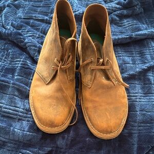 Clarks Men's Tan Leather Boots